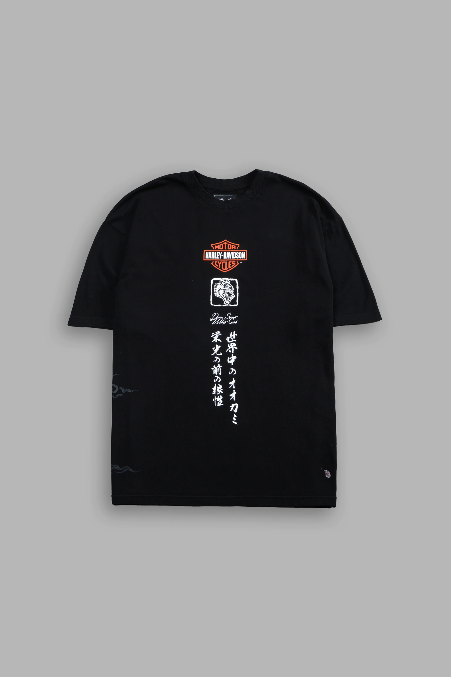 WLVS CODE SIDE-BY-SIDE SERIES PREMIUM TEE IN BLACK