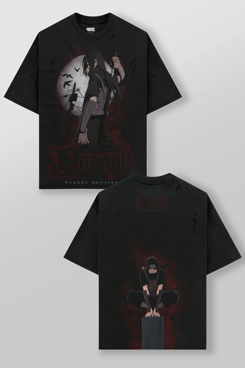 4318 - NARUTO DISTRESSED TEES