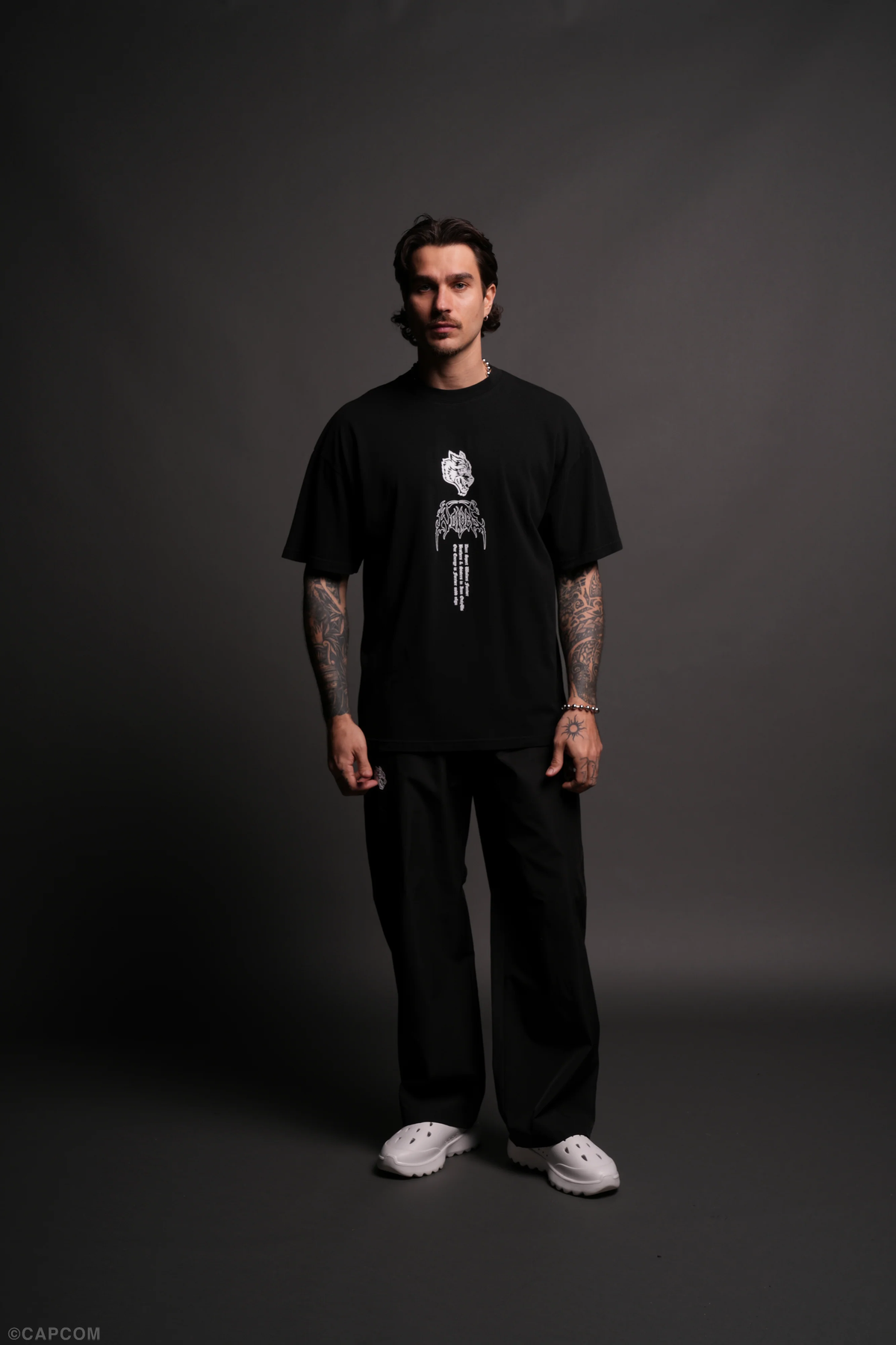AKUMA FOREVER "PREMIUM" OVERSIZED TEE IN BLACK
