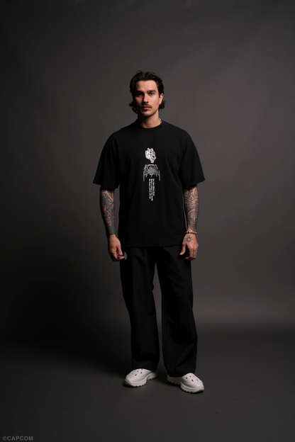 AKUMA FOREVER "PREMIUM" OVERSIZED TEE IN BLACK