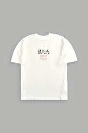 ETERNAL BLOOD "PREMIUM" OVERSIZED TEE IN CREAM