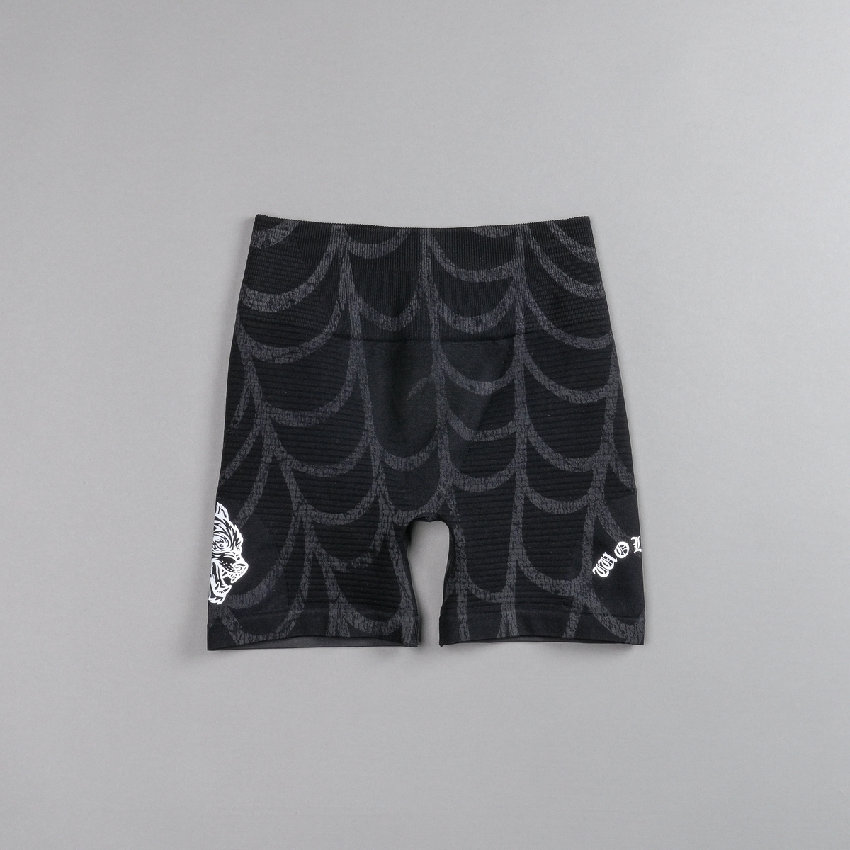 CHOPPER EVERSON SEAMLESS "VALENCOURT" SHORTS IN BLACK SYMBIOTE WEB V2