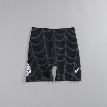 CHOPPER EVERSON SEAMLESS "VALENCOURT" SHORTS IN BLACK SYMBIOTE WEB V2
