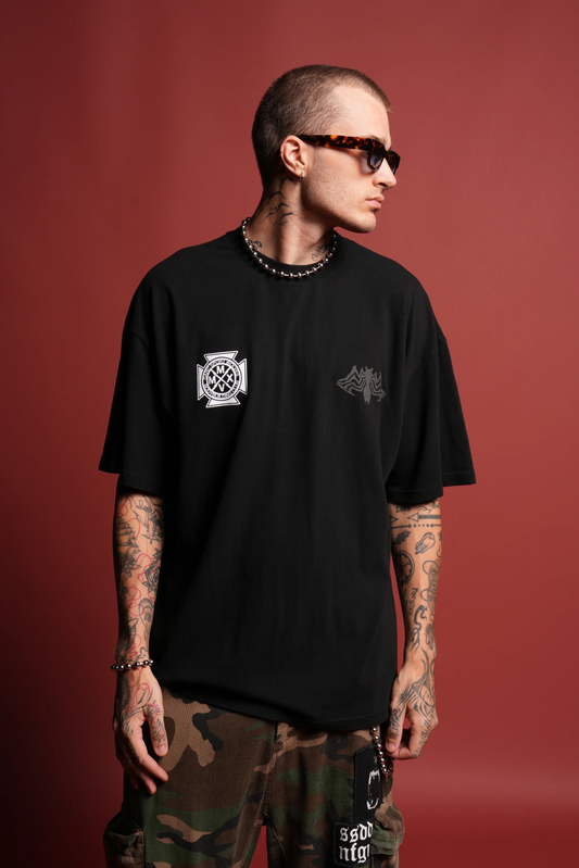 VENOM CORE PREMIUM OVERSIZED TEE IN BLACK