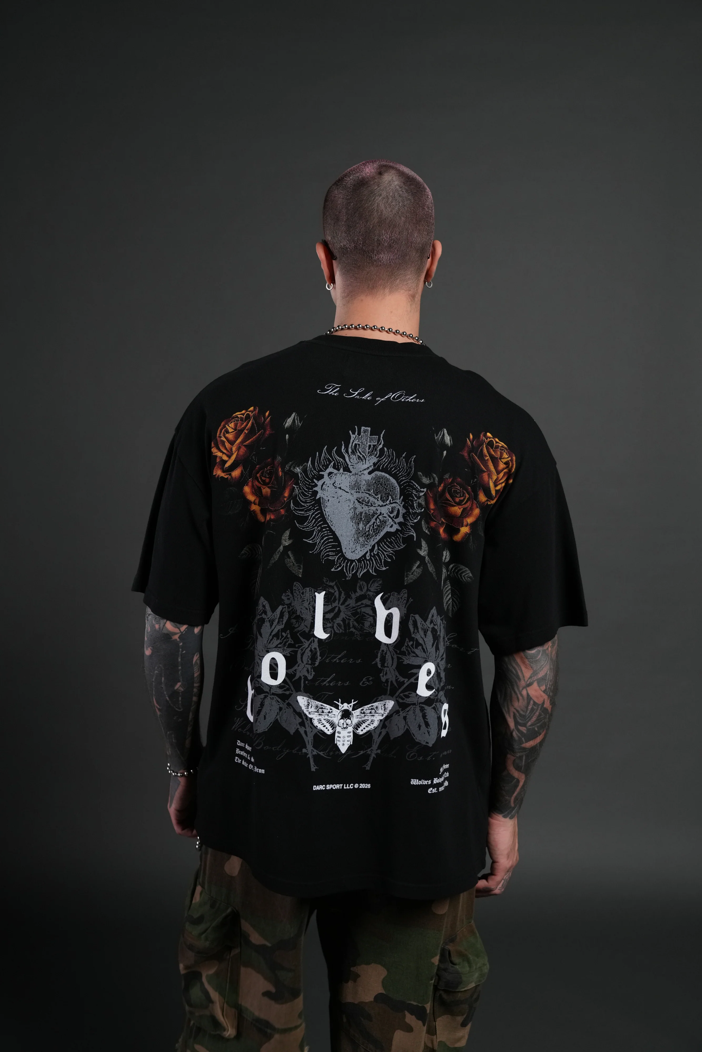 YOU ARE THE REASON PREMIUM OVERSIZED TEE IN BLACK