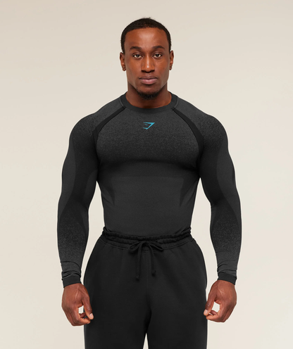 SHADOW SEAMLESS LONG SLEEVE T SHIRT