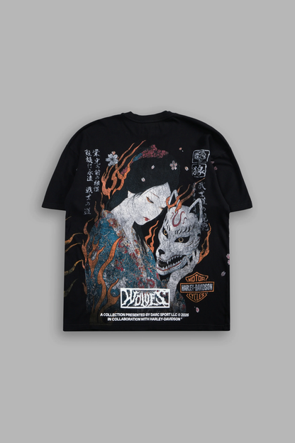 GEISHA INFERNO SIDE-BY-SIDE SERIES PREMIUM TEE IN BLACK