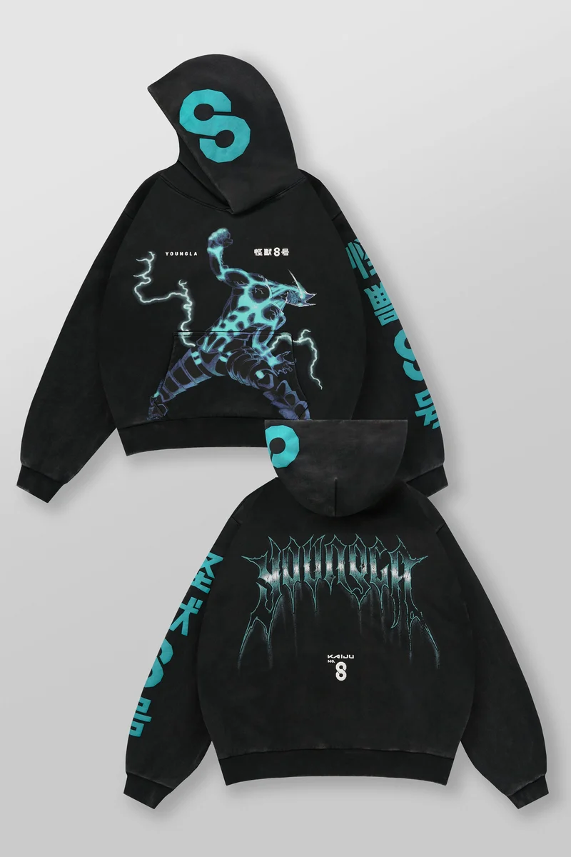 5015 - KAIJU NO. 8 GRAPHIC HOODIES
