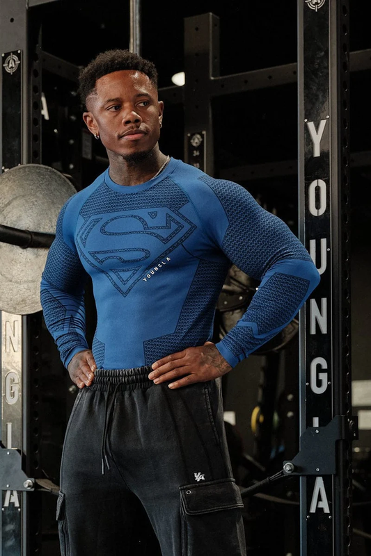 8066 - SUPERMAN COMPRESSION LONGSLEEVES