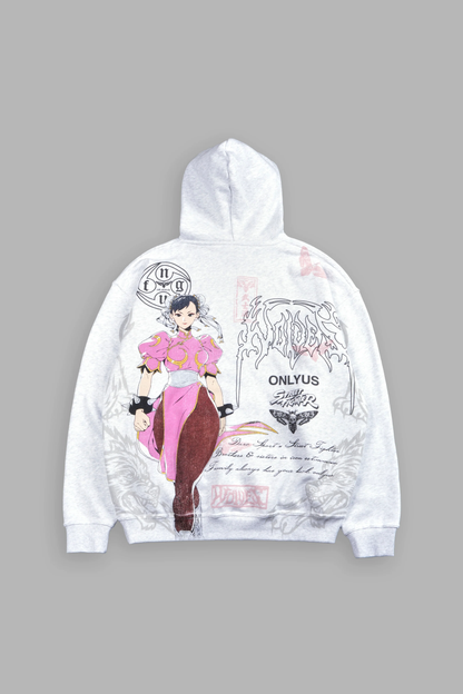 ASCENSION BISHOP HOODIE IN SUPER LIGHT ATHLETIC GRAY