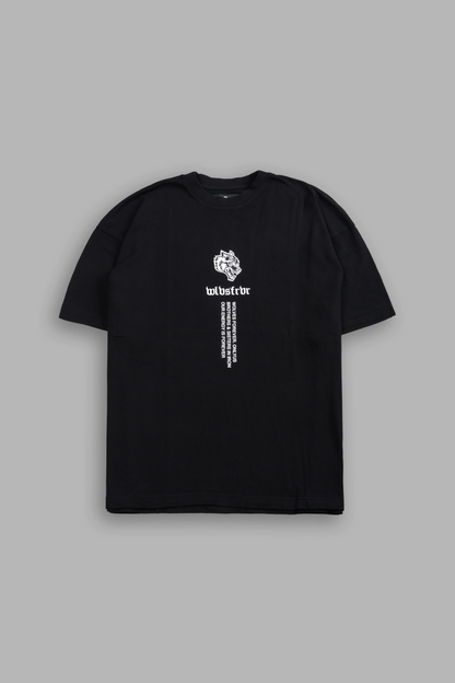 SOUL OF IRON V2 PREMIUM OVERSIZED TEE IN BLACK