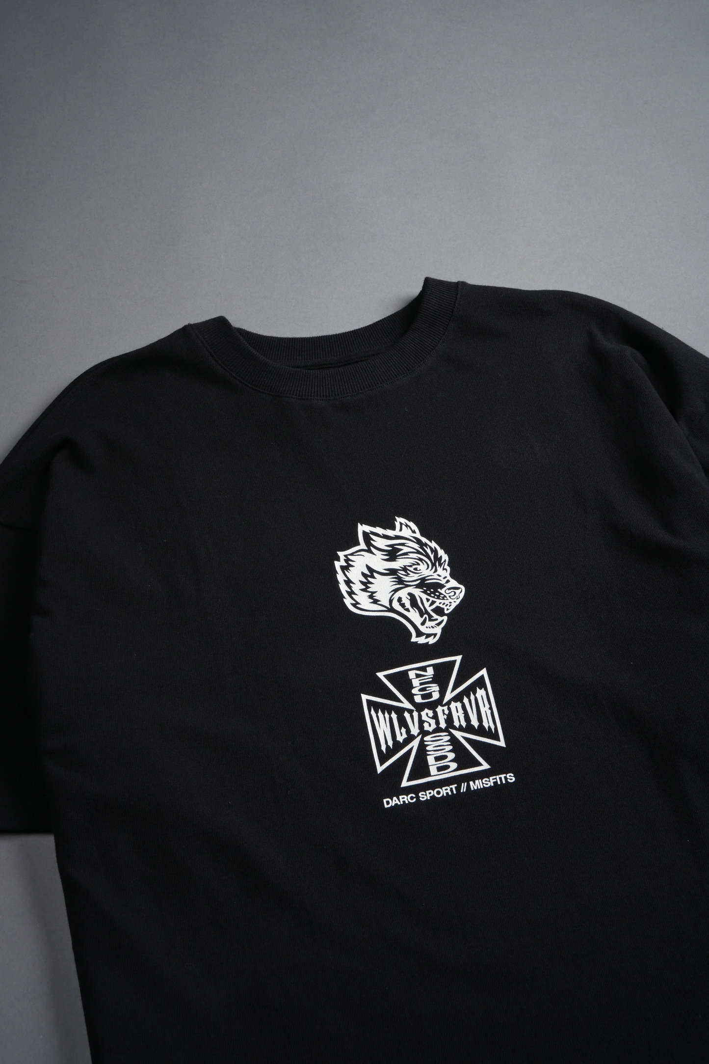 BODYBUILDING FIEND PREMIUM OVERSIZED TEE IN BLACK