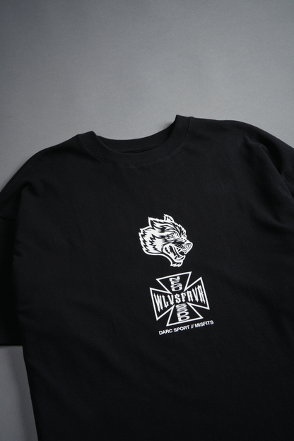 BODYBUILDING FIEND PREMIUM OVERSIZED TEE IN BLACK