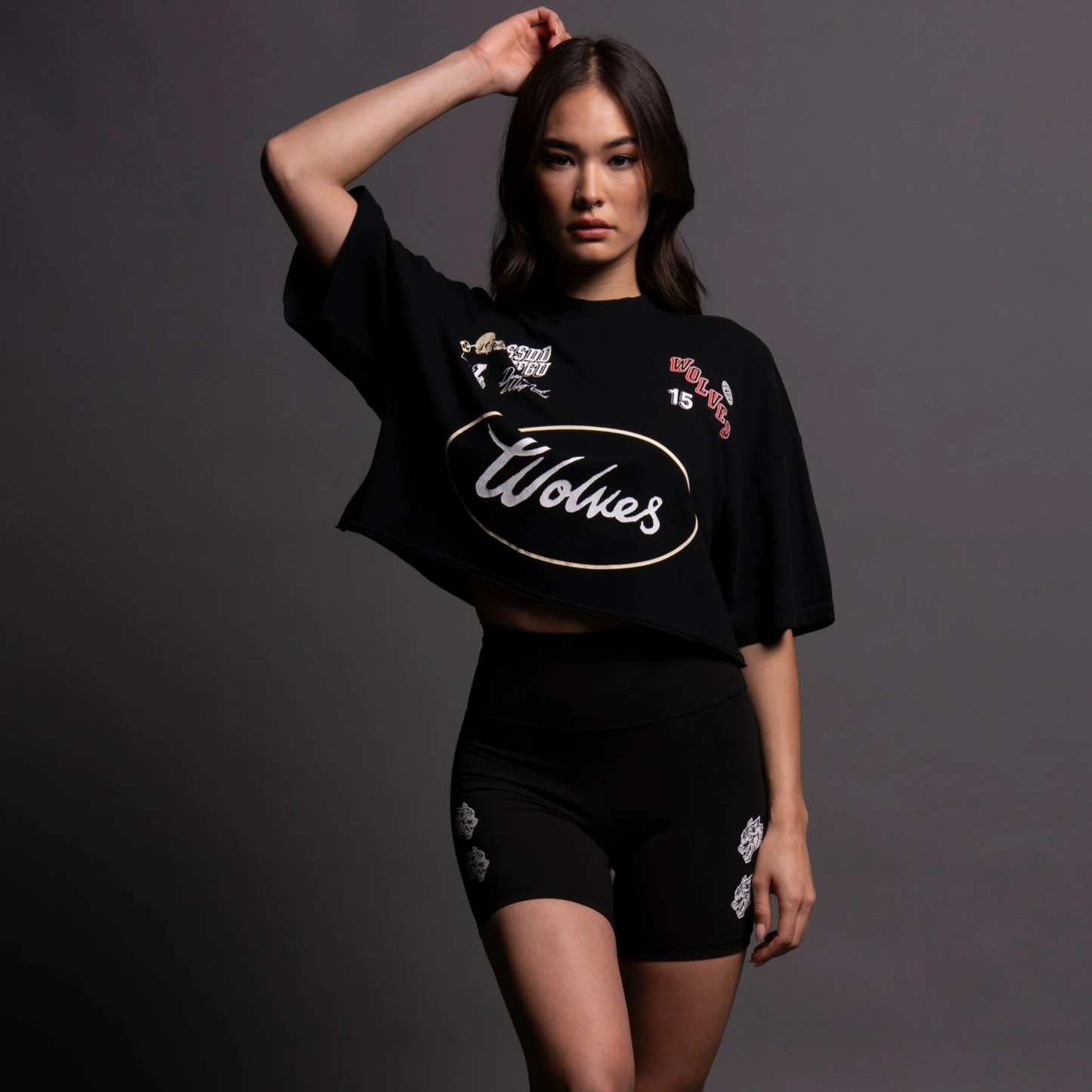 LIVE FAST V2 "PREMIUM" OVERSIZED (CROPPED) TEE IN BLACK