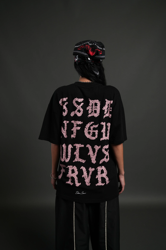 STONE CODE "PUMP COVER" TEE IN BLACK