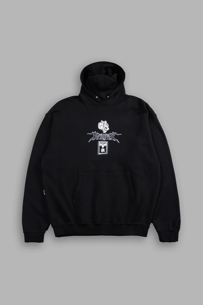 DARC FURY PIERCE HOODIE IN BLACK