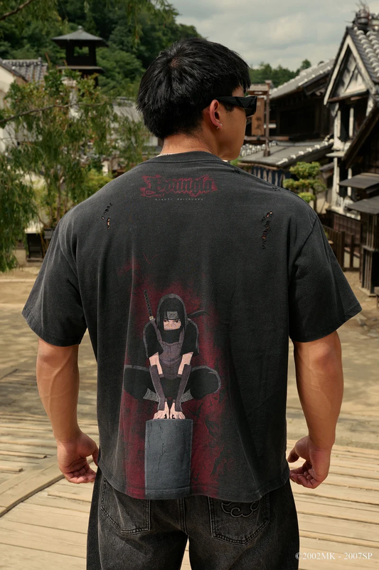 4318 - NARUTO DISTRESSED TEES
