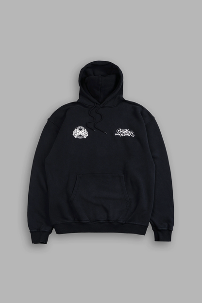 ASCENSION BISHOP HOODIE IN BLACK