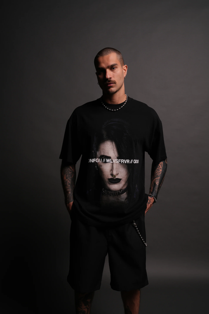 RIPLEY "PREMIUM" OVERSIZED TEE IN BLACK