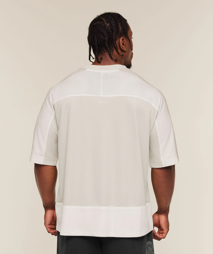 COLLECTIVE MESH WORDMARK JERSEY - WHITE