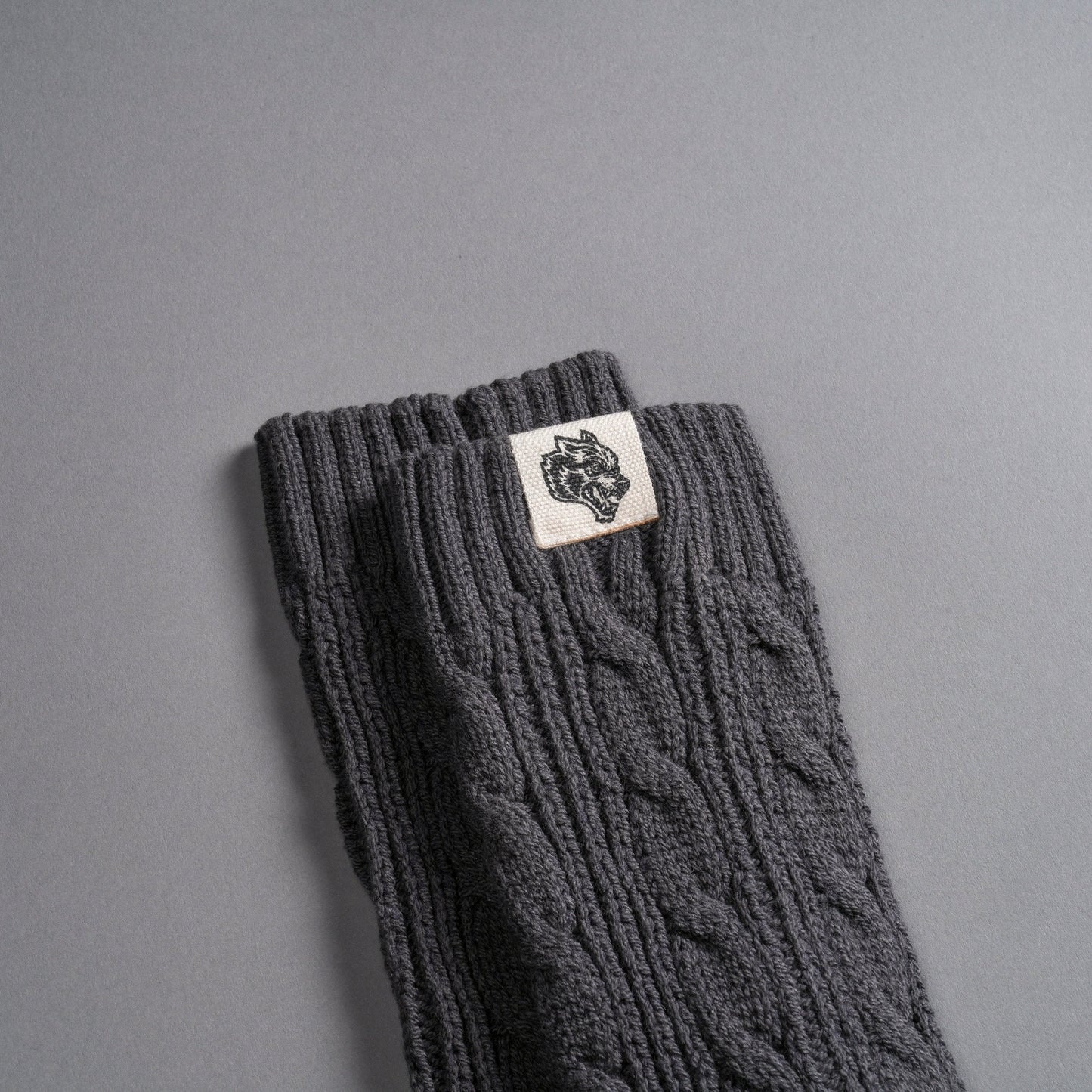 WOLF PATCH EVEY SOCKS IN WOLF GRAY