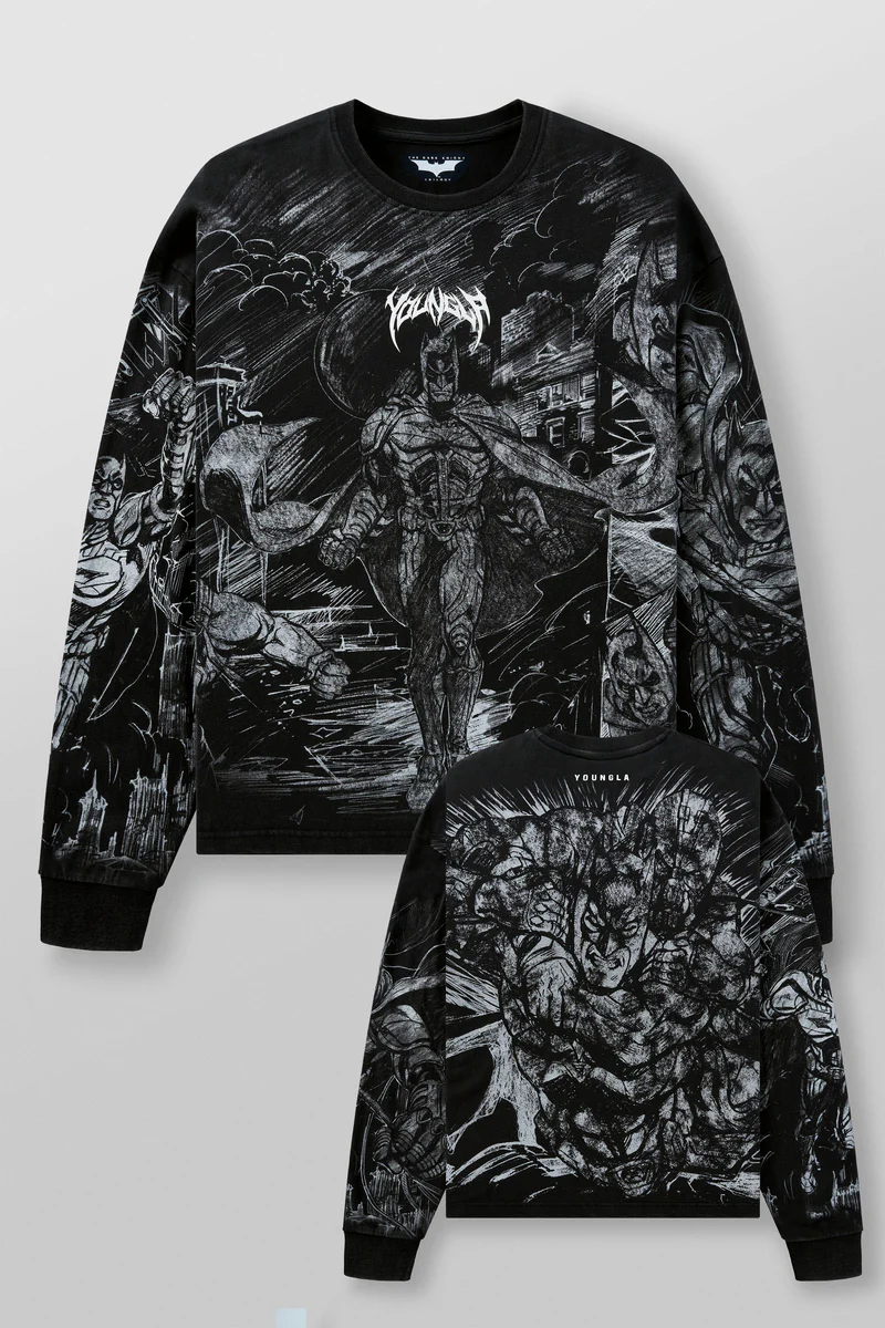 8002 - BATMAN COMIC LONGSLEEVES