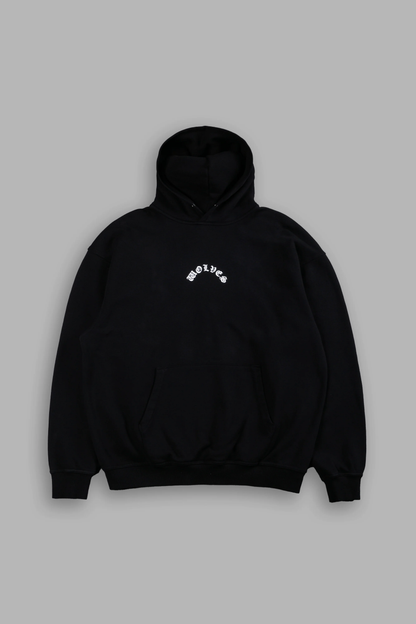 CROSSED HEARTS "PIERCE" HOODIE IN BLACK