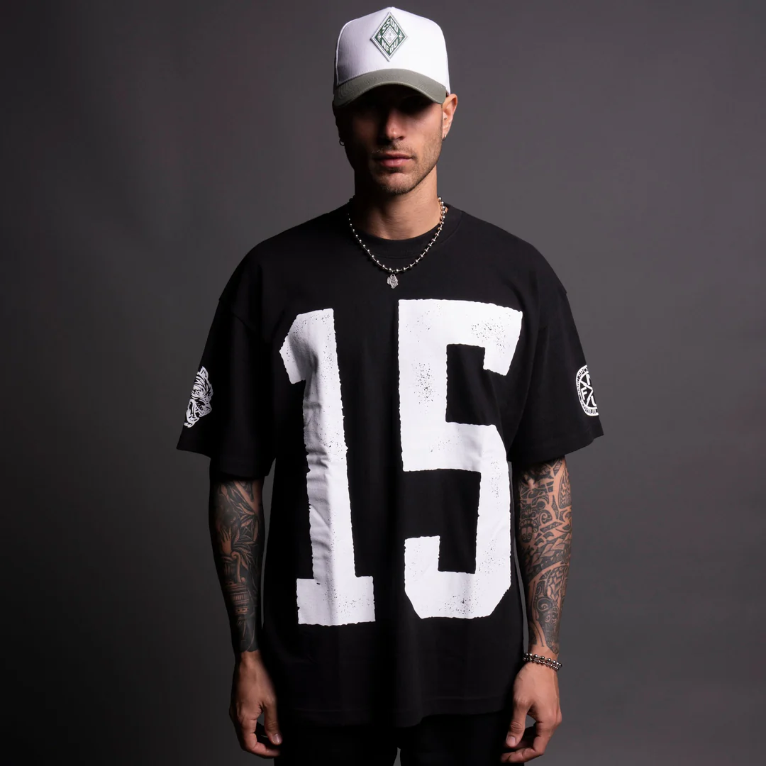 SINCE "PREMIUM" OVERSIZED TEE IN BLACK