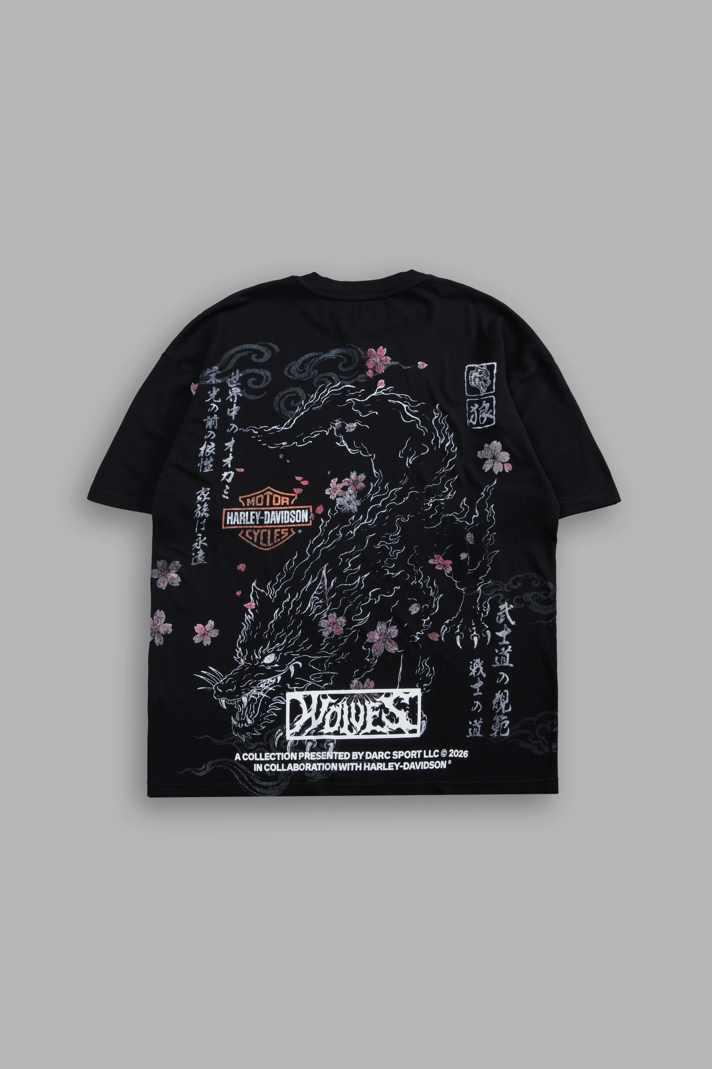 WLVS CODE SIDE-BY-SIDE SERIES PREMIUM TEE IN BLACK