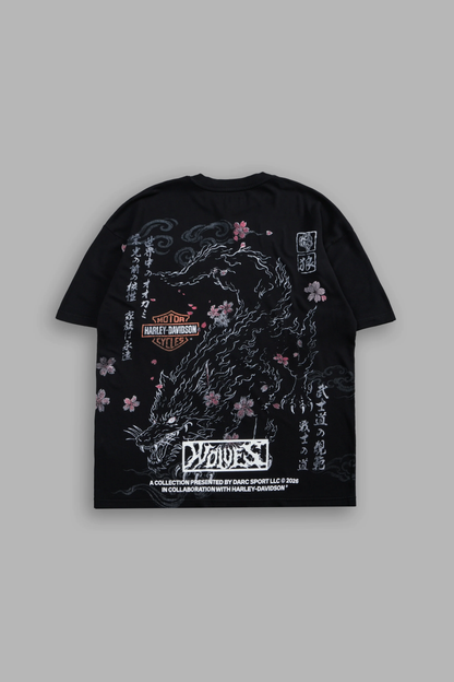 WLVS CODE SIDE-BY-SIDE SERIES PREMIUM TEE IN BLACK