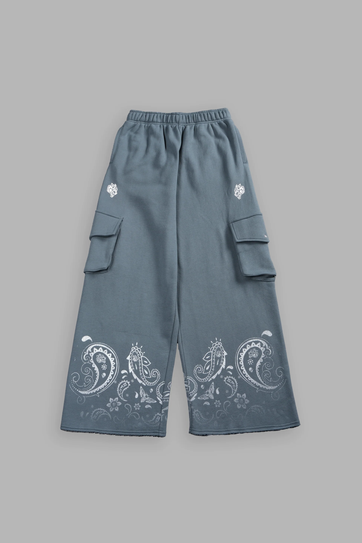 FADED PAISLEY DURST CARGO SWEAT IN GREEK STONE