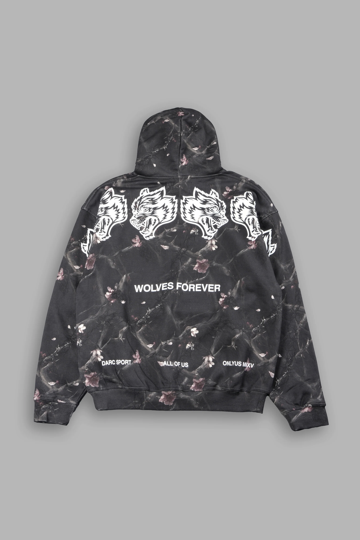 WOLVES HAVE YOUR BACK BISHOP HOODIE IN ALL OF US CAMO