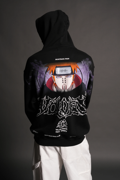 DARC FURY PIERCE HOODIE IN BLACK