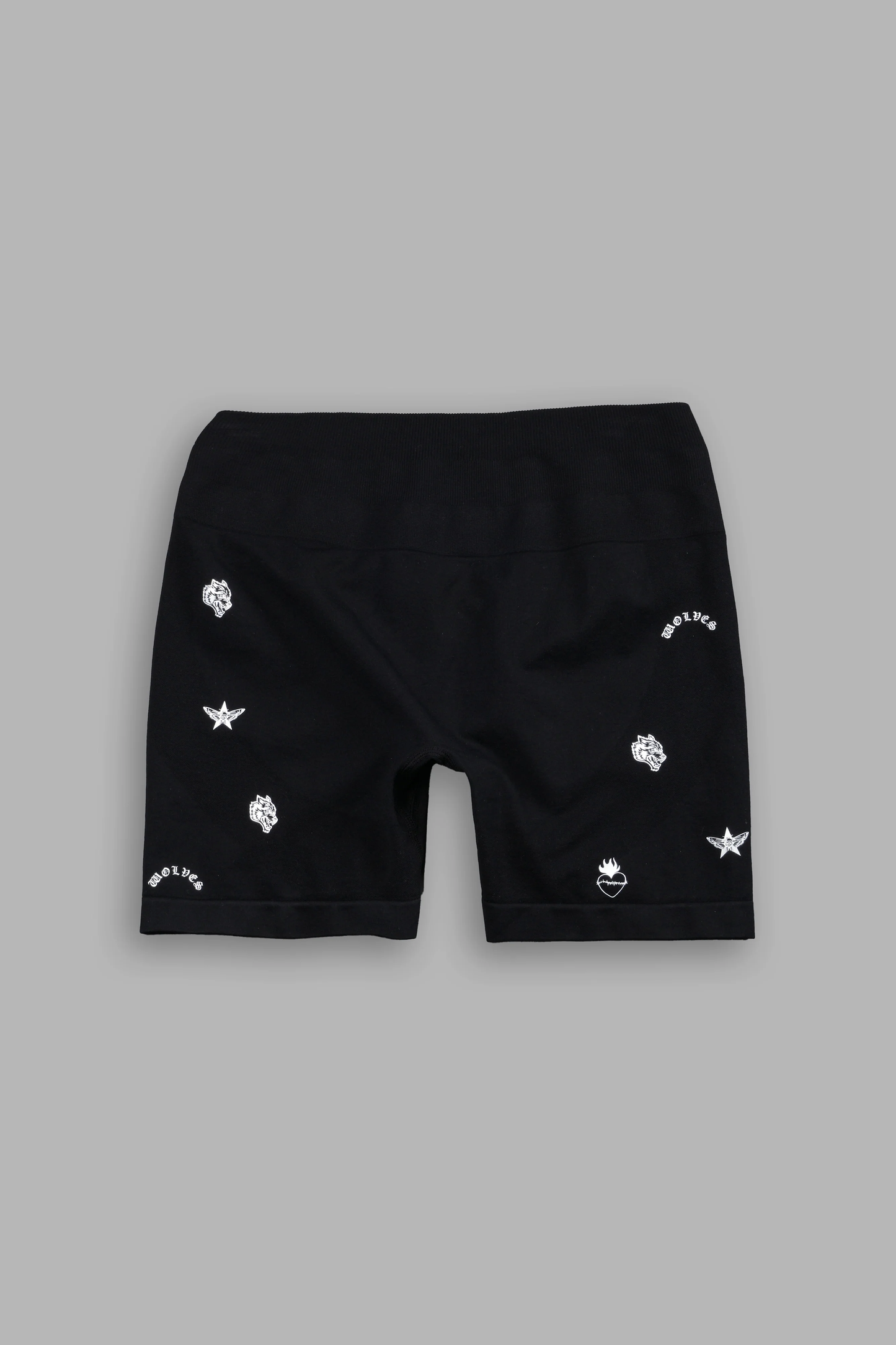 VERONA NOIR "STELLA" SOFT SEAMLESS SHORTS IN BLACK