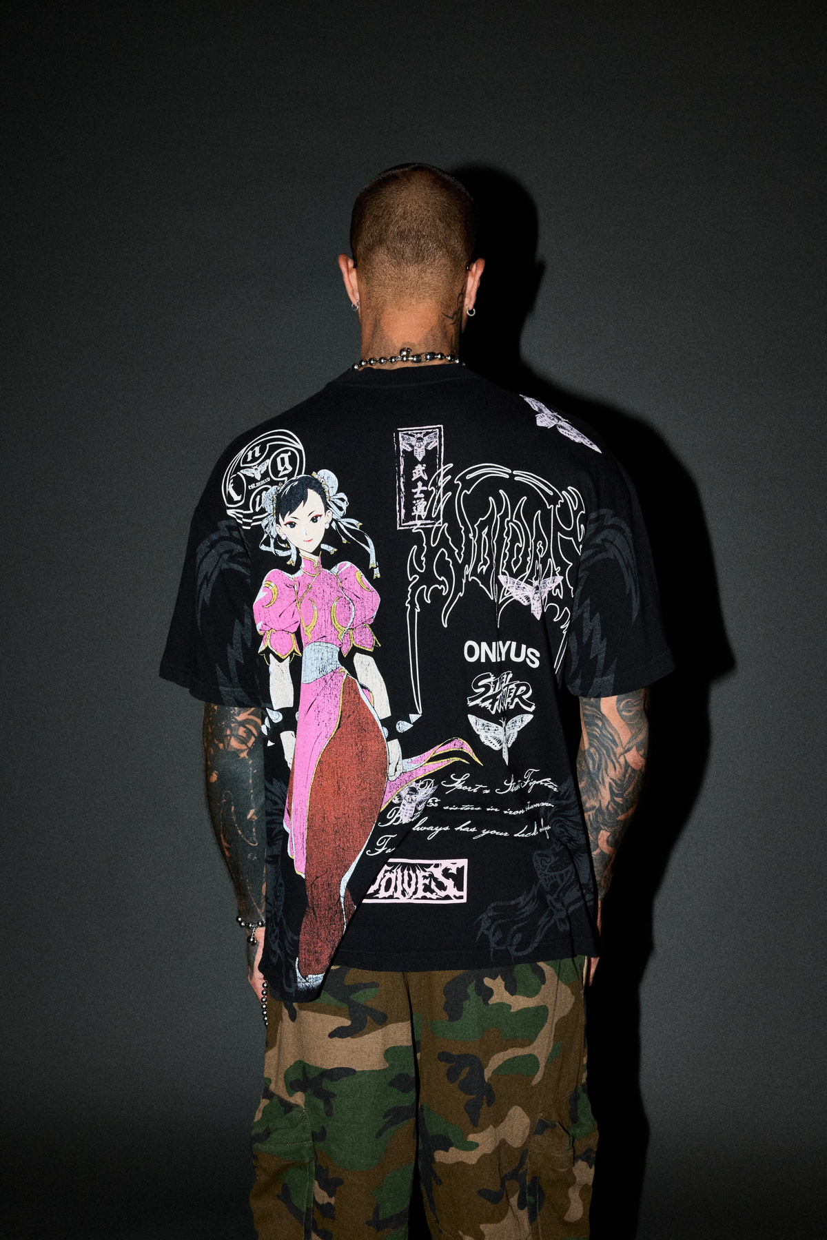 ASCENSION PREMIUM OVERSIZED TEE IN BLACK