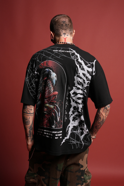VENOM CORE PREMIUM OVERSIZED TEE IN BLACK