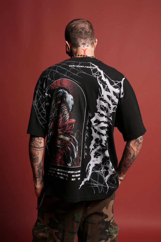 VENOM CORE PREMIUM OVERSIZED TEE IN BLACK