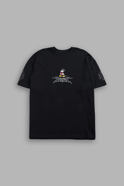 MICKEY WLVSFRVR PREMIUM OVERSIZED TEE IN BLACK