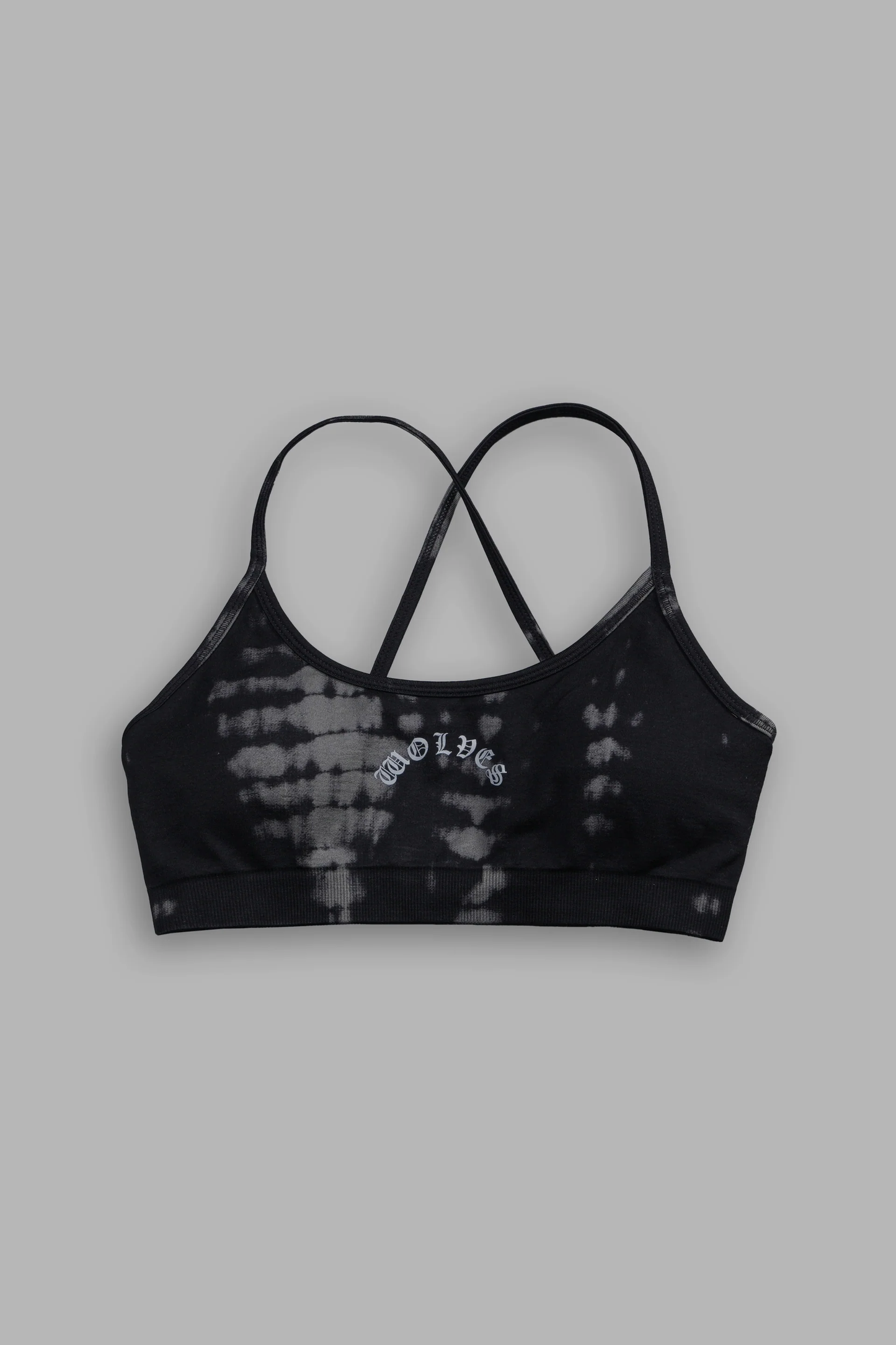 CHOPPER ALINA EVERSON SEAMLESS BRA IN BLACK TONAL SERPENT