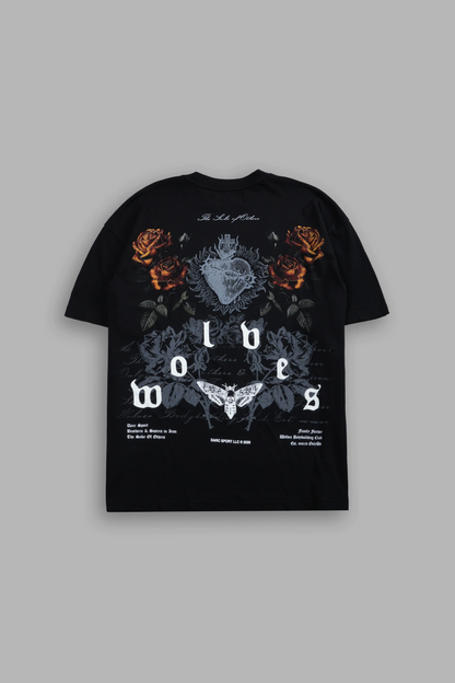 YOU ARE THE REASON PREMIUM OVERSIZED TEE IN BLACK