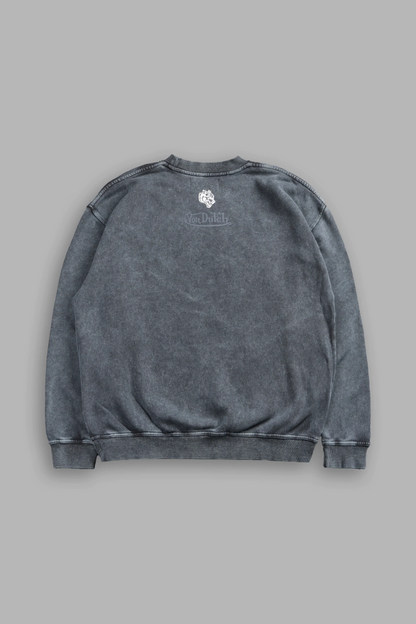 FLIGHT CLUB LONDON CREWNECK IN WOLF GRAY