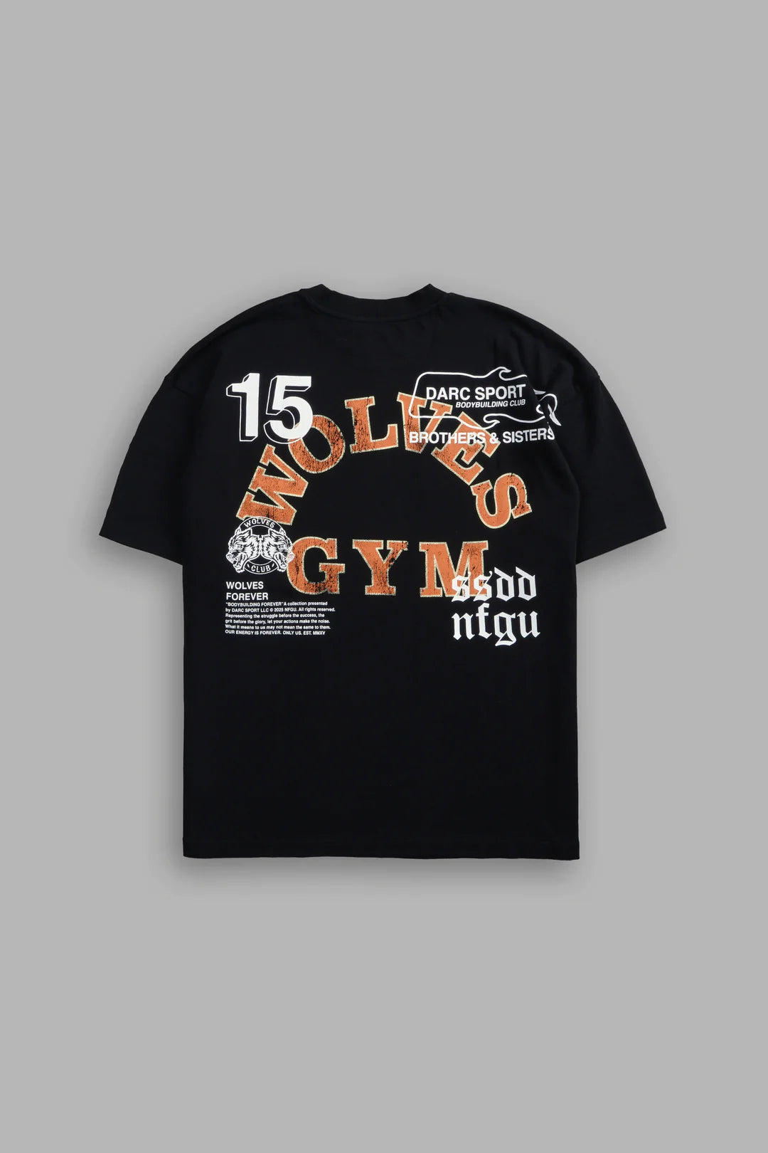 WOLVES GYM V2 "PREMIUM" OVERSIZED TEE