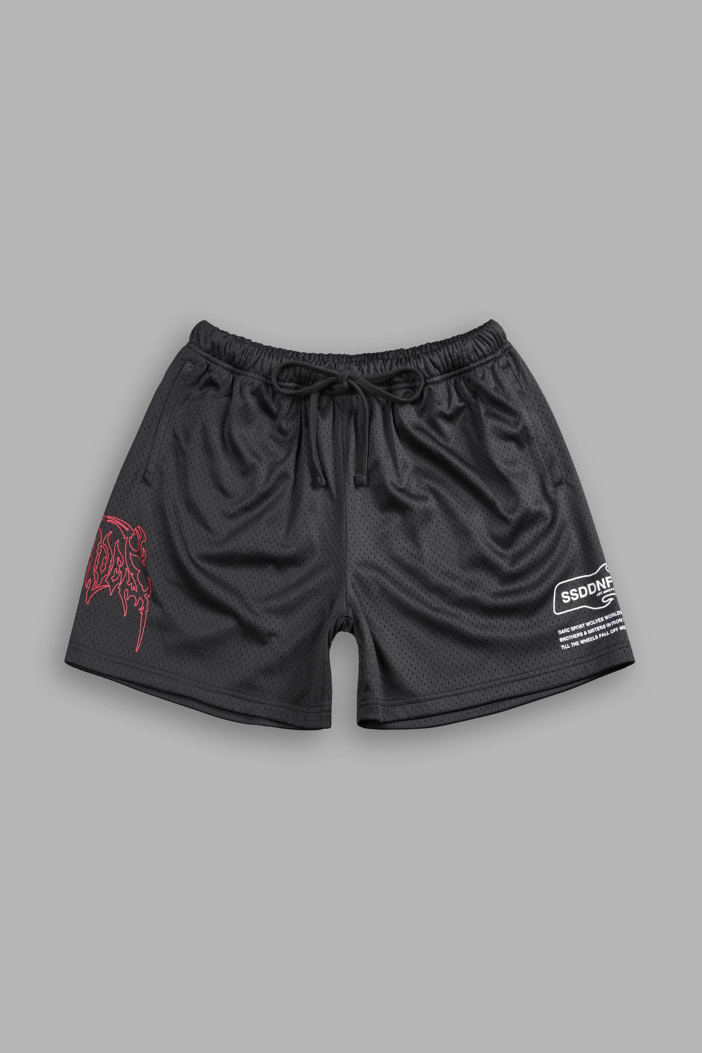 SHADOW HESH MESH SHORTS IN WOLF GRAY