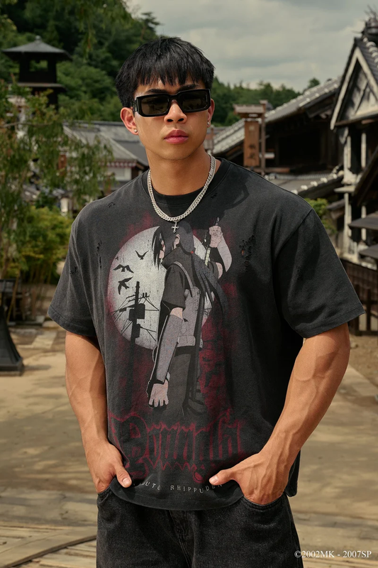 4318 - NARUTO DISTRESSED TEES