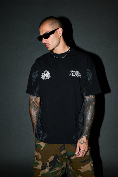 ASCENSION PREMIUM OVERSIZED TEE IN BLACK