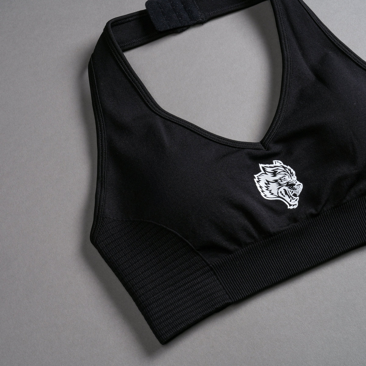 SINGLE WOLF "EVERSON SEAMLESS" VALENCOURT BRA IN BLACK