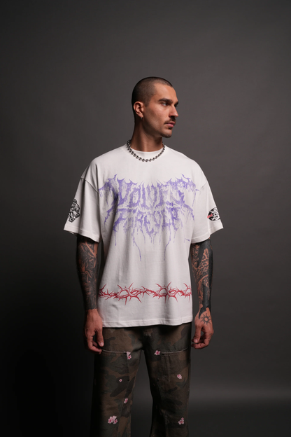 DRIP HESH "PREMIUM" OVERSIZED TEE IN CREAM