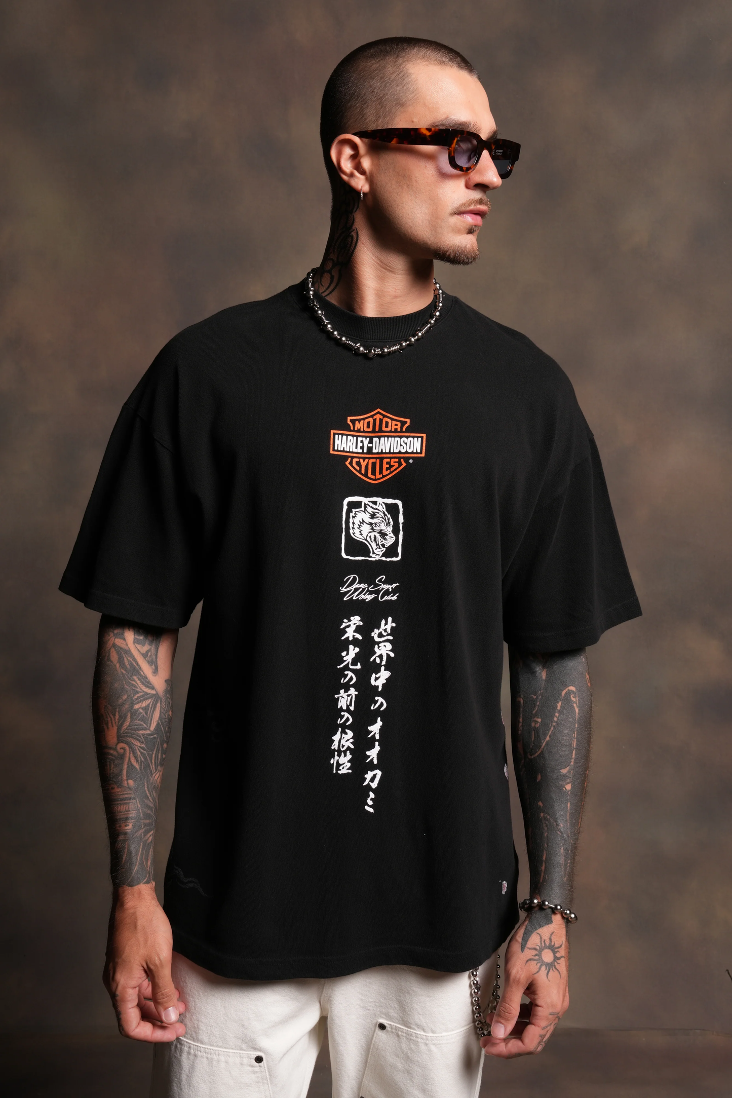 WLVS CODE SIDE-BY-SIDE SERIES PREMIUM TEE IN BLACK