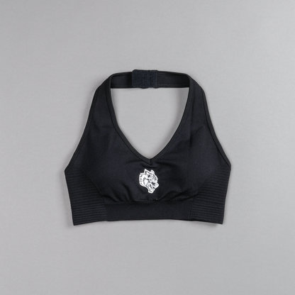 SINGLE WOLF "EVERSON SEAMLESS" VALENCOURT BRA IN BLACK