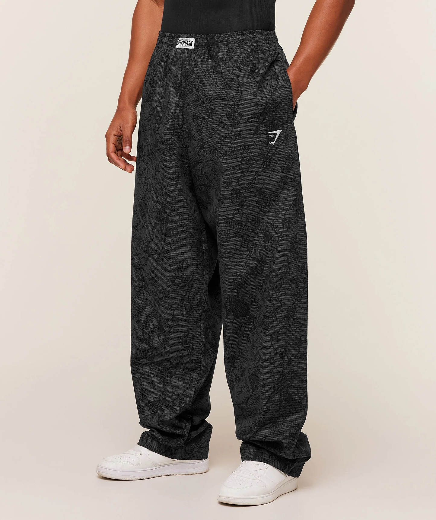 STRAIGHT LEG PUMPER PANTS - Black/Grey